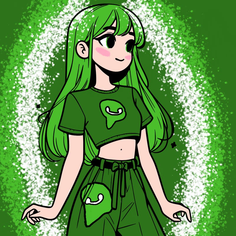 girl in a cute crop top