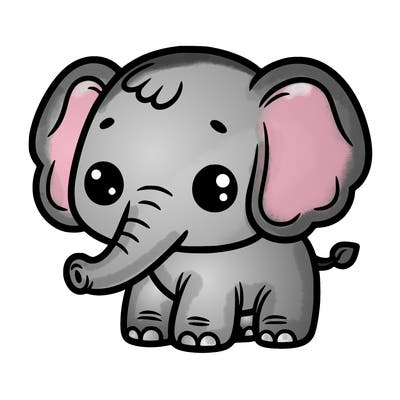 elephant cute