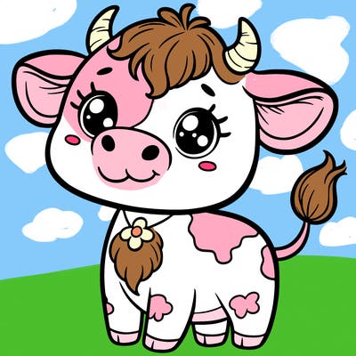 cute cow