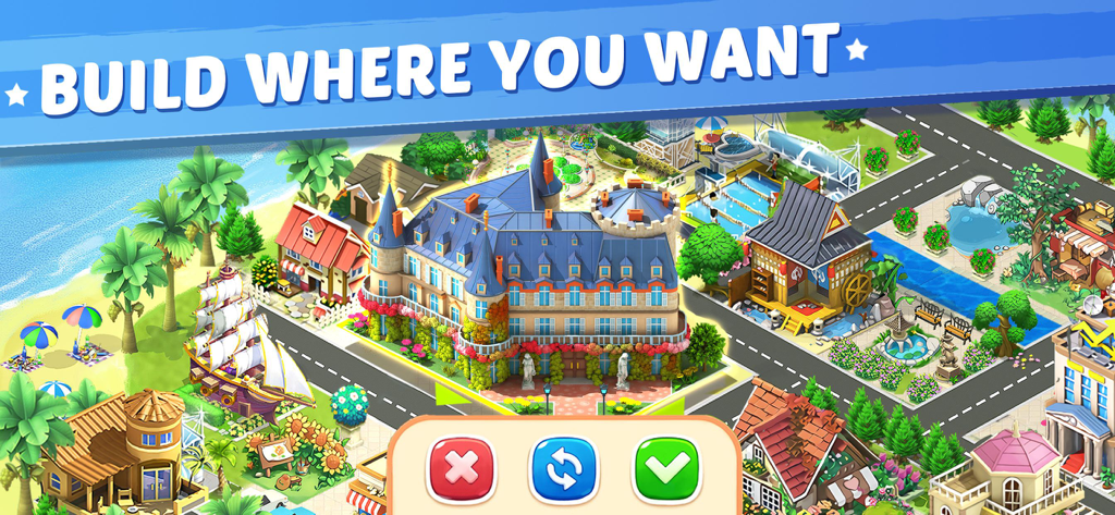 Lily City: Building metropolis - Custom building placement and city layout design in Lily City metropolis simulation