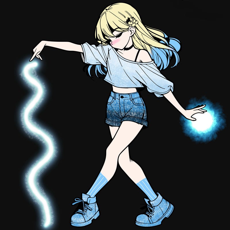 realistic girl danceing