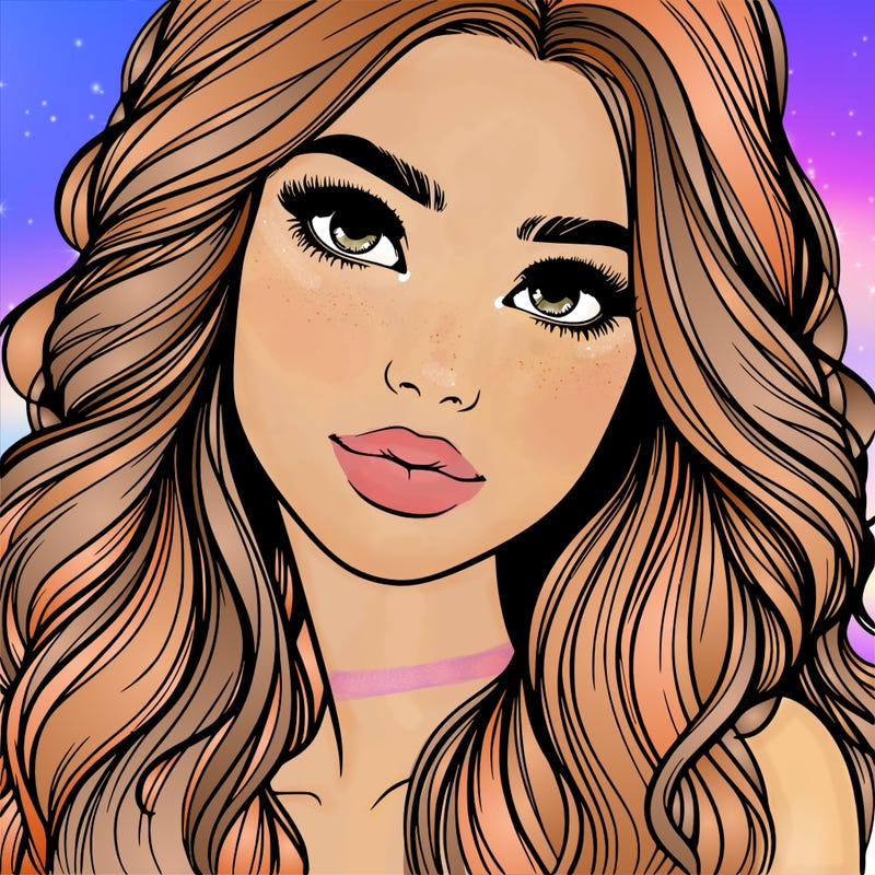 beautiful realistic girl