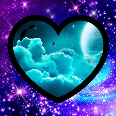 a blank heart