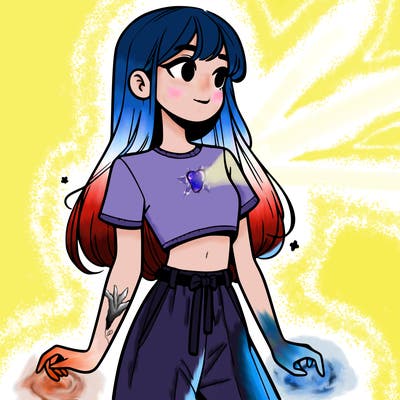 girl in a cute crop top