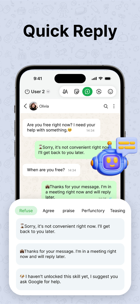 Dual Web Chat WAPP - Interfaz que muestra plantillas de mensajes de respuesta rápida en Dual Web Chat WAPP.