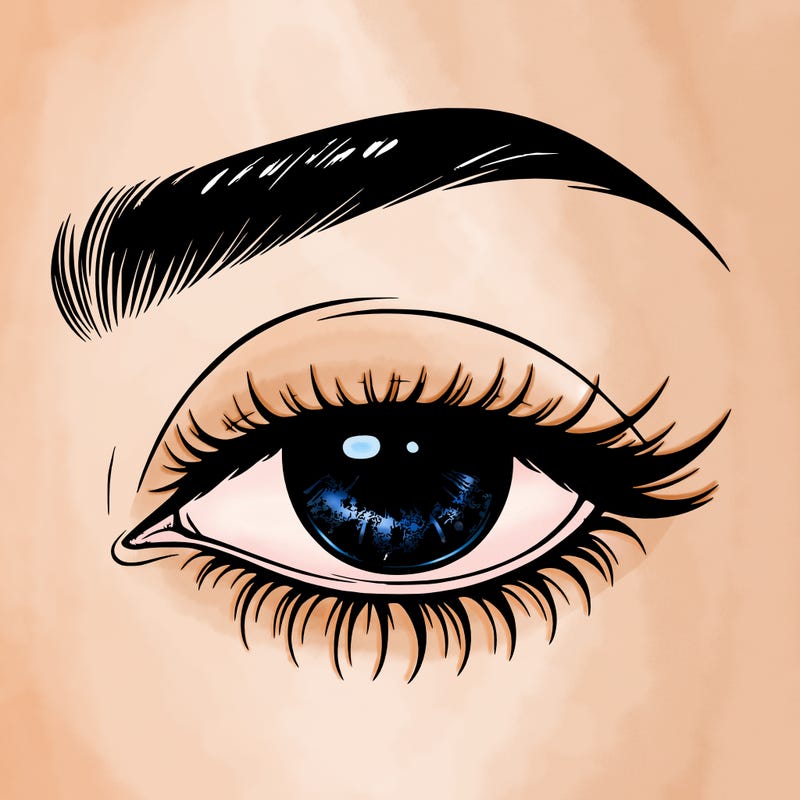 eye closed realistic