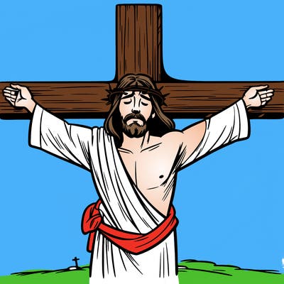 jesus on the cross