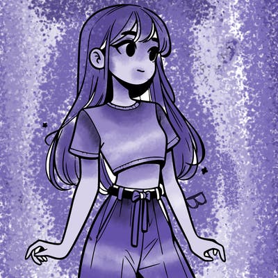 girl in a cute crop top