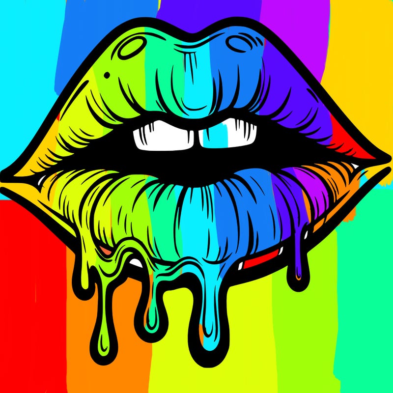 lips that look realistic and drip