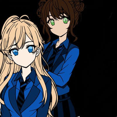 anime girls teenagers