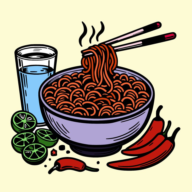 spicy noodles