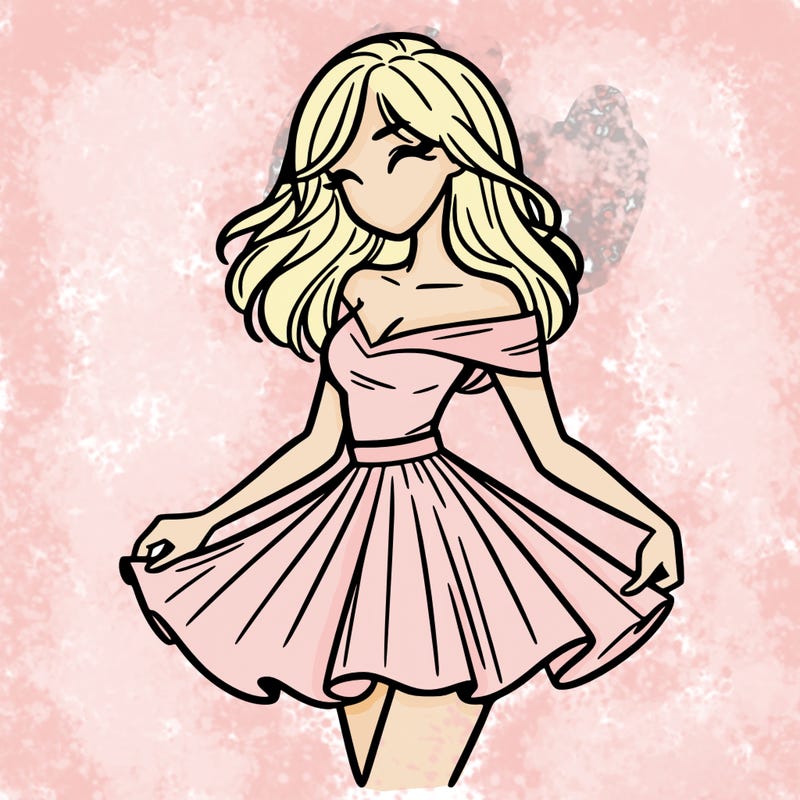 woman in skirt