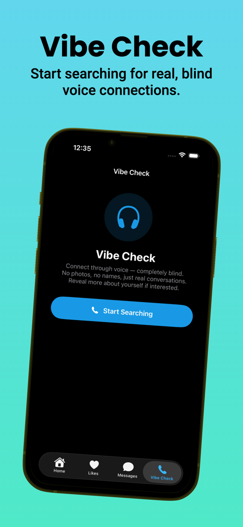 Hridhayam - Hridhayam dating app Vibe Check feature for anonymous voice connections and conversations