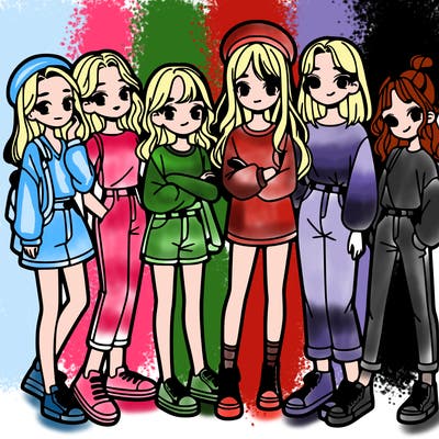 group girls