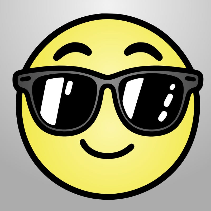 emoji with sunglasses