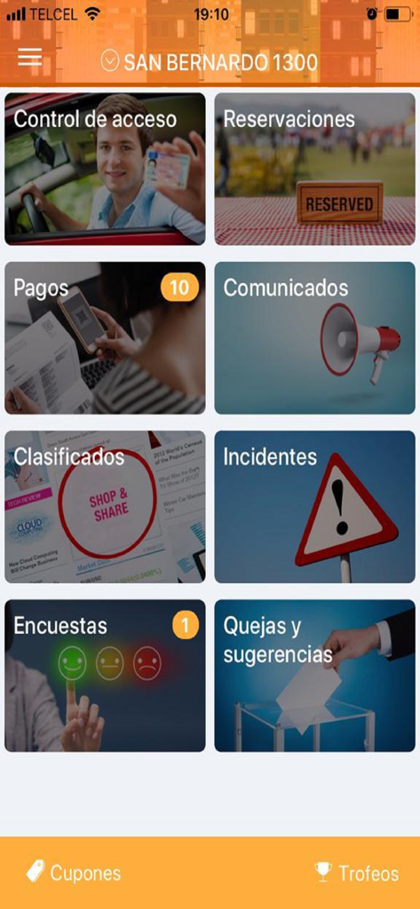 Kolonus - Kolonus app dashboard showing community management features like access control and payments