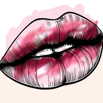 realistic lips
