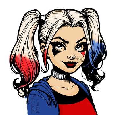 harley quinn realistic