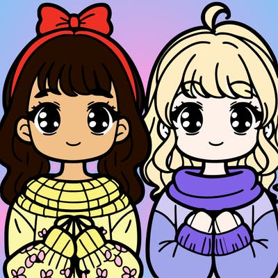 two girls