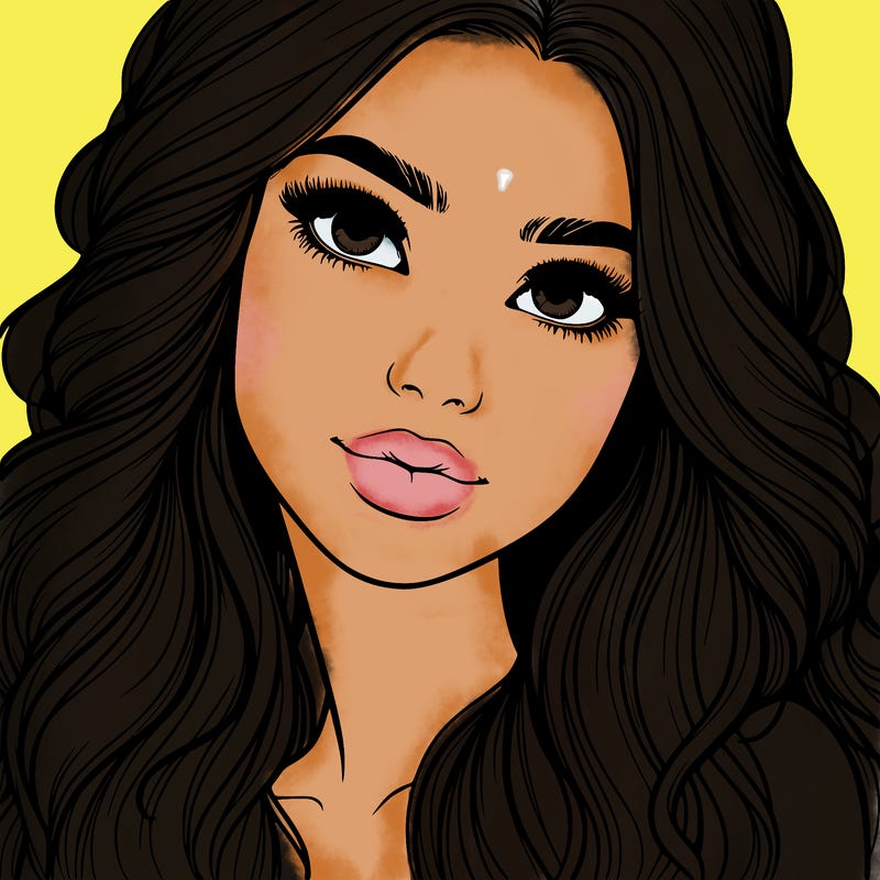 beautiful realistic girl