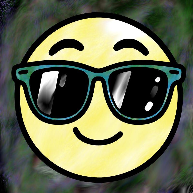emoji with sunglasses