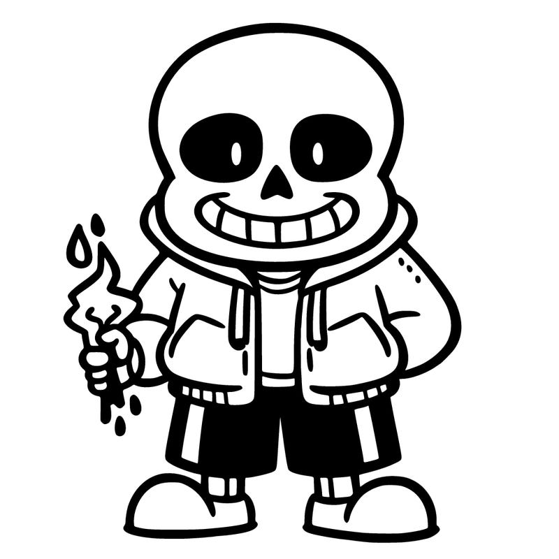 sans undertale scary