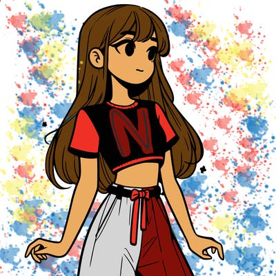 girl in a cute crop top