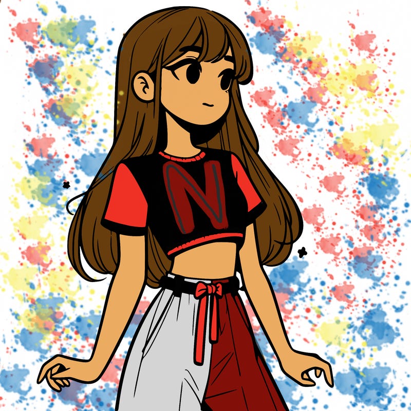 girl in a cute crop top