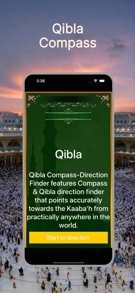 Qibla Compass-Direction Finder | Accurate Kaaba Direction Anywhere