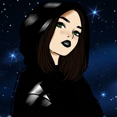 a realistic girl in a hoodie