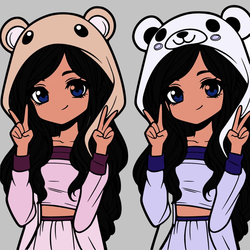 teen girl in animal costume