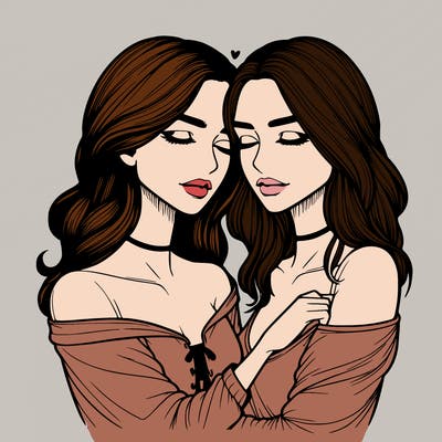 realistic girls in love