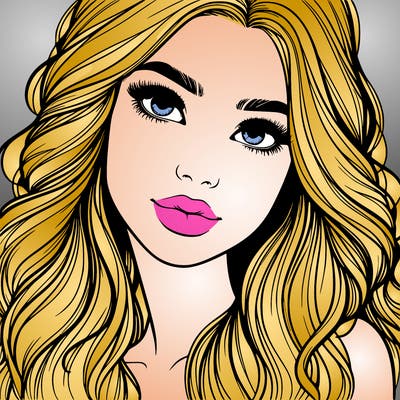 beautiful realistic girl