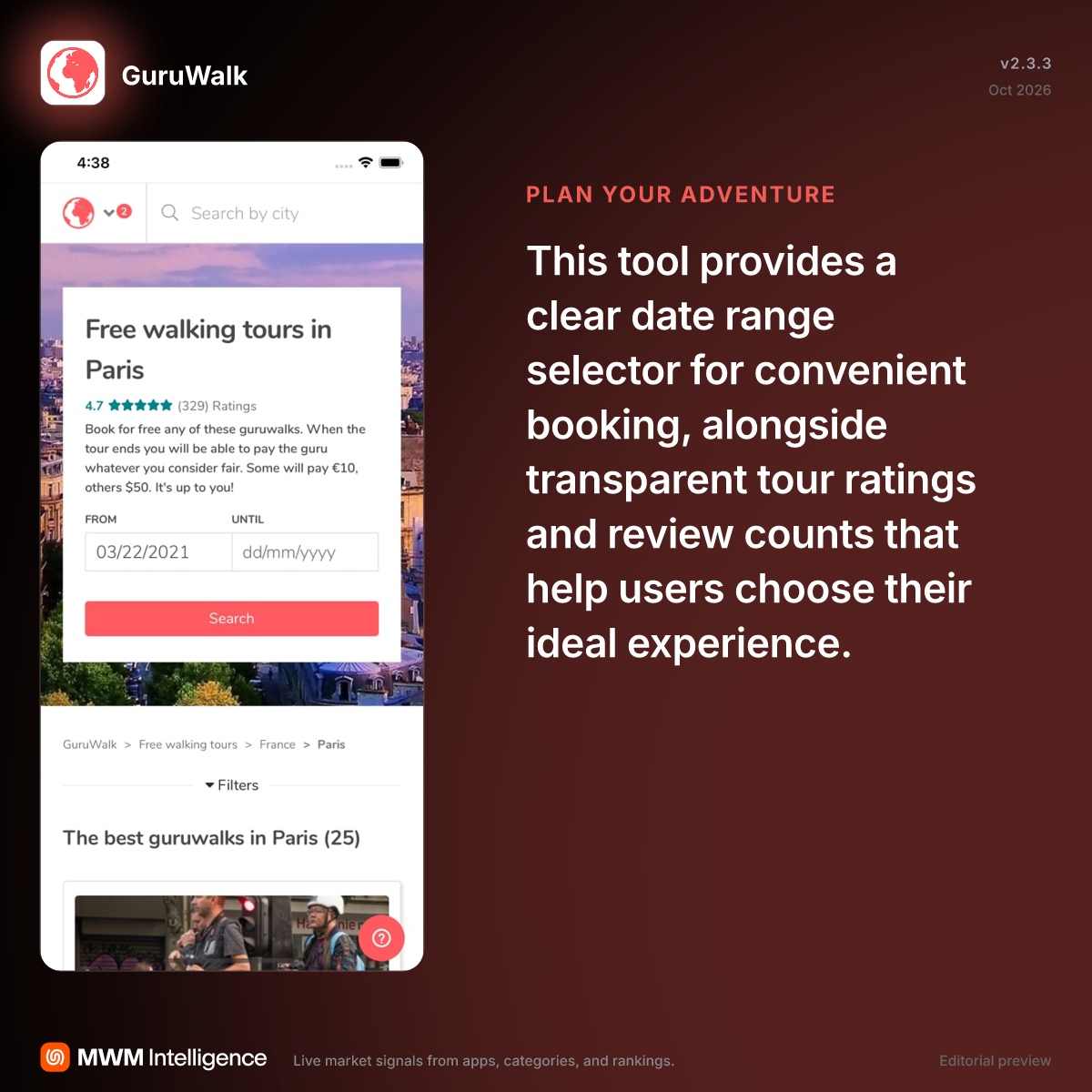 GuruWalk - Travel App | MWM