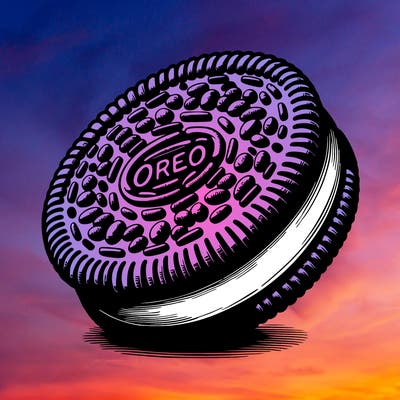 realistic oreo