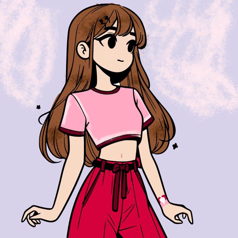 girl in a cute crop top