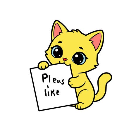 a small cat with a blank sheet of paper in its hand. the cat is sooooooo cute!