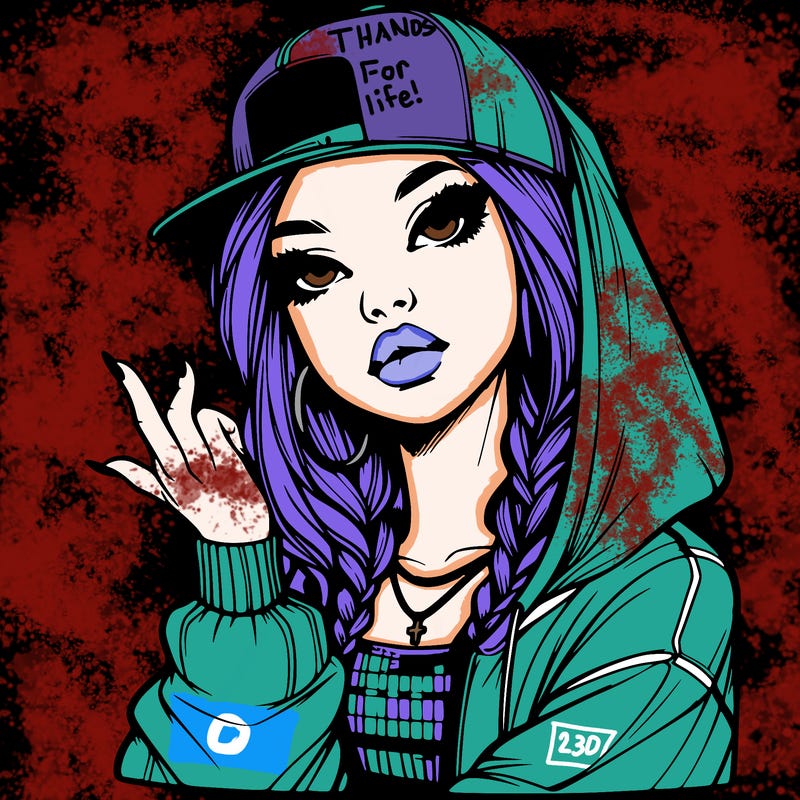 realistic hip hop girl