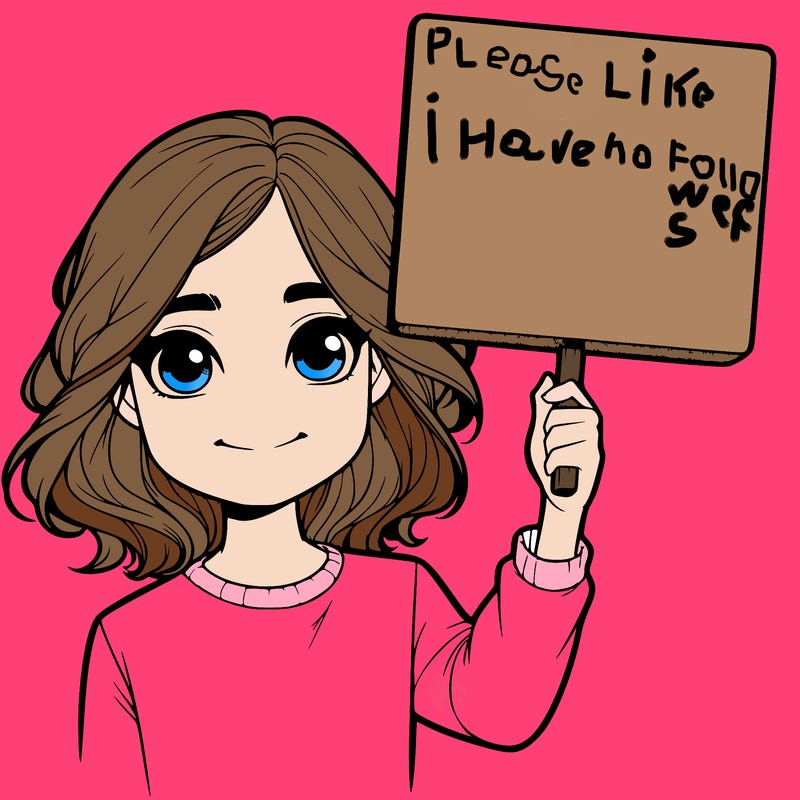 realistic girl holding up a sign