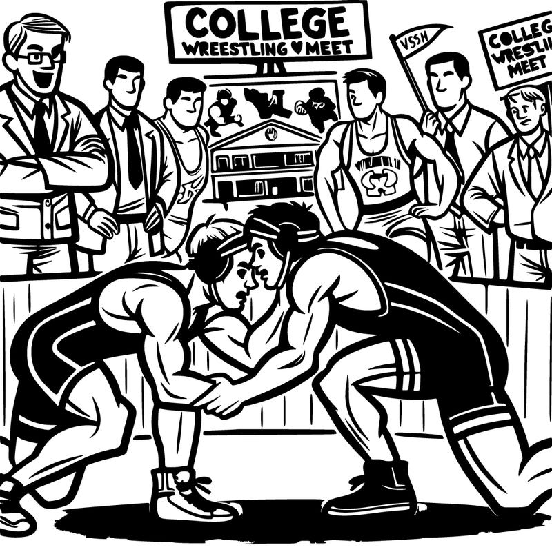 college wresling meet