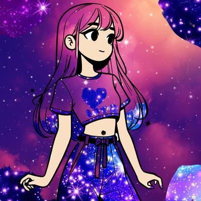 girl in a cute crop top