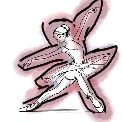 ballerina realistic aesthetic