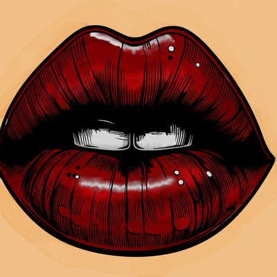 realistic lips