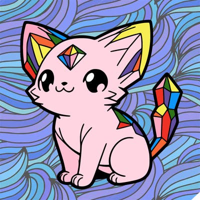 crystal kitten