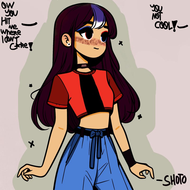 girl in a cute crop top