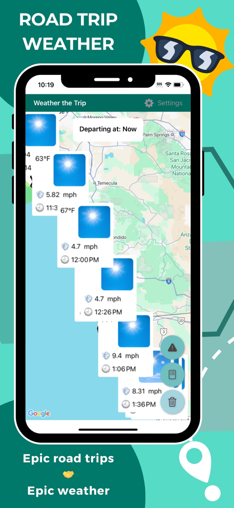 Weather the Trip - Weather App | MWM