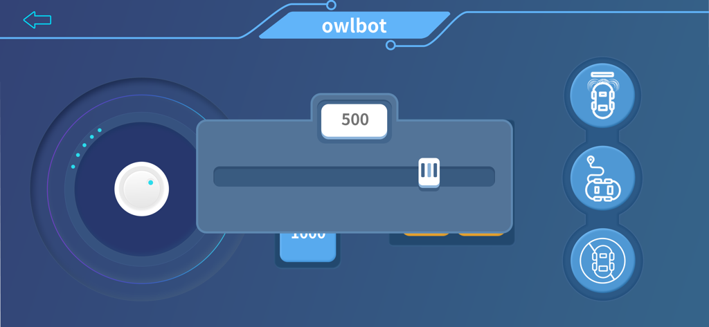 ElegooKit - Interfaz de control remoto para el coche robot Owlbot.