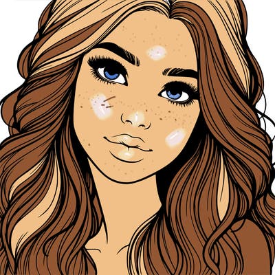 beautiful realistic girl