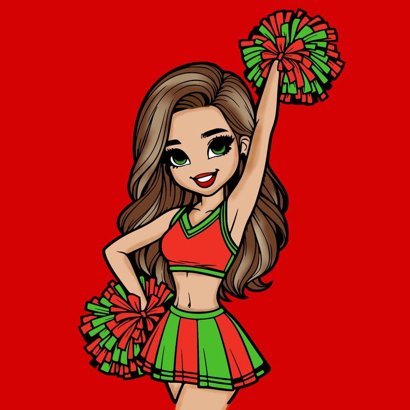 realistic cheerleader