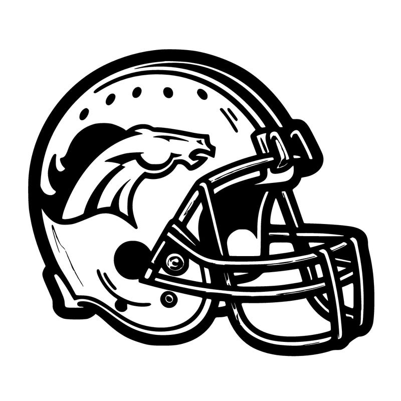 a broncos helmet